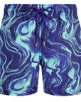 Vilebrequin - Blue Marble 'Moorea' Swim Shorts SWIMWEAR Vilebrequin