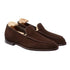 Crockett & Jones - Salcombe Dark Brown Suede Loafer SHOES Crockett & Jones