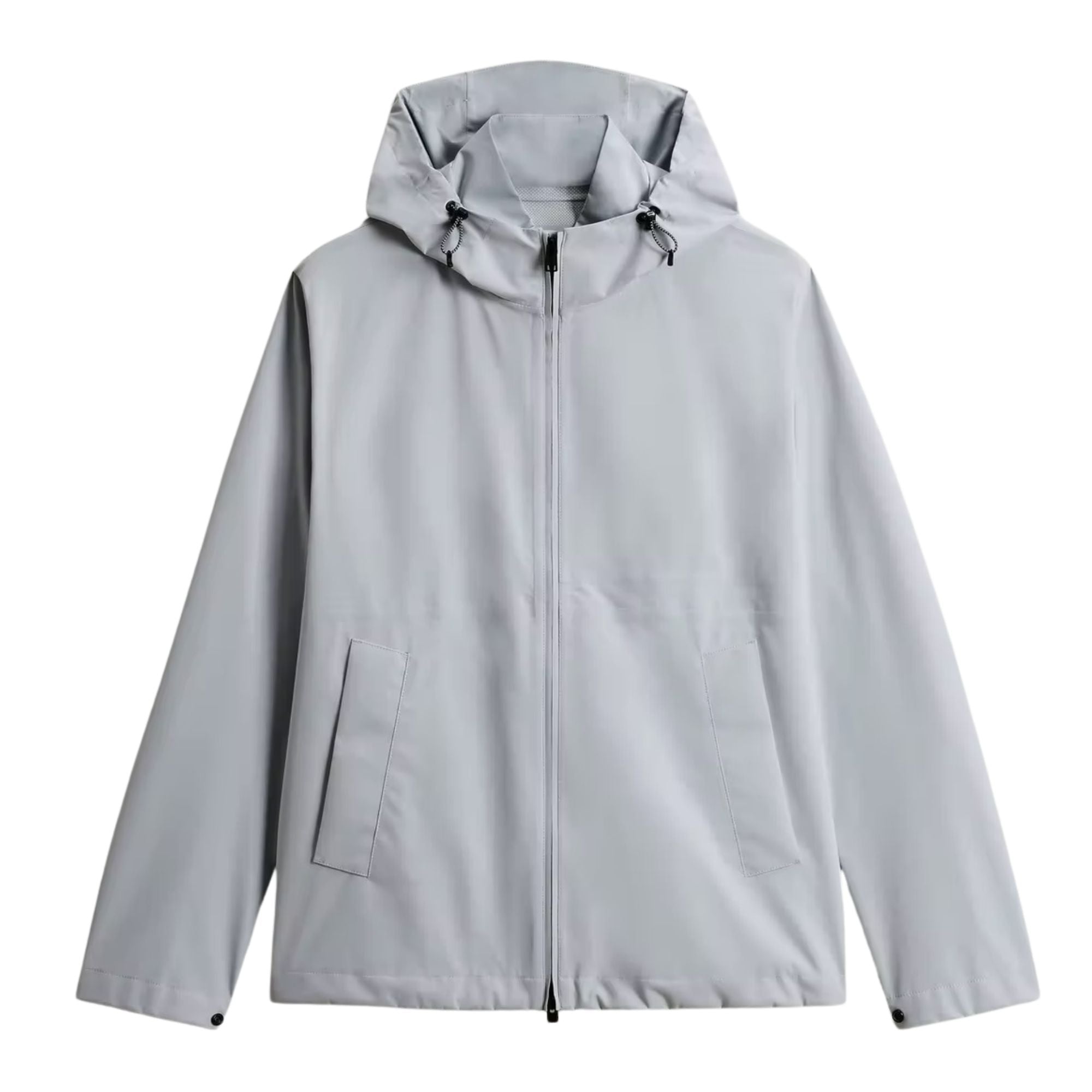 Woolrich - Light Grey Pacific Jacket in Two-Layered Fabric BLOUSONS WOOLRICH