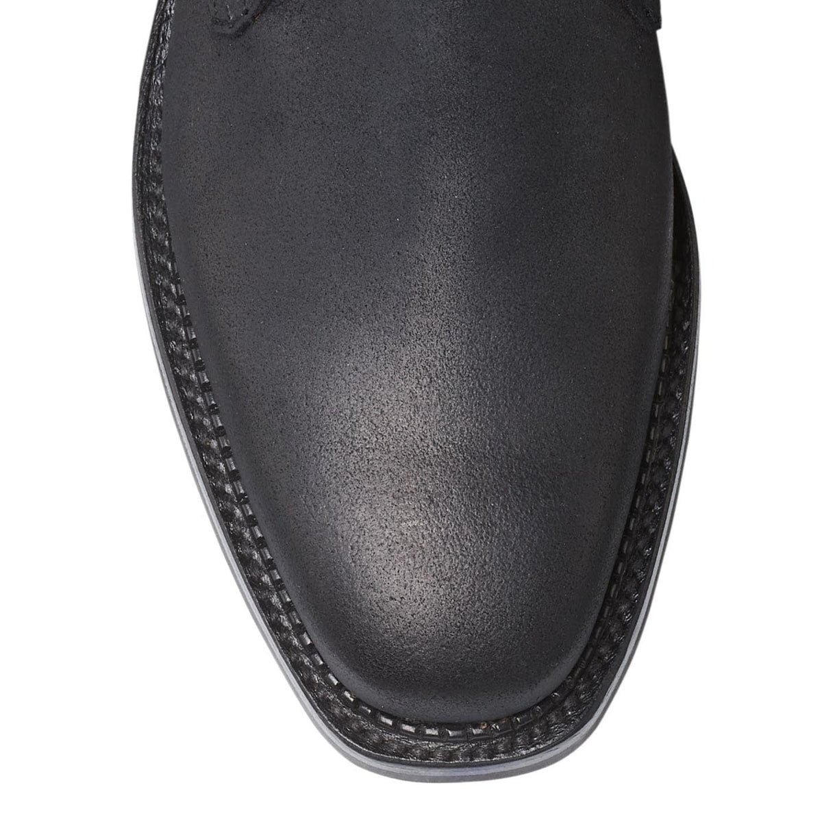 Crockett &amp; Jones - Molton Black Rough-Out Suede Boots SHOES Crockett &amp; Jones
