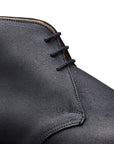 Crockett & Jones - Molton Black Rough-Out Suede Boots SHOES Crockett & Jones