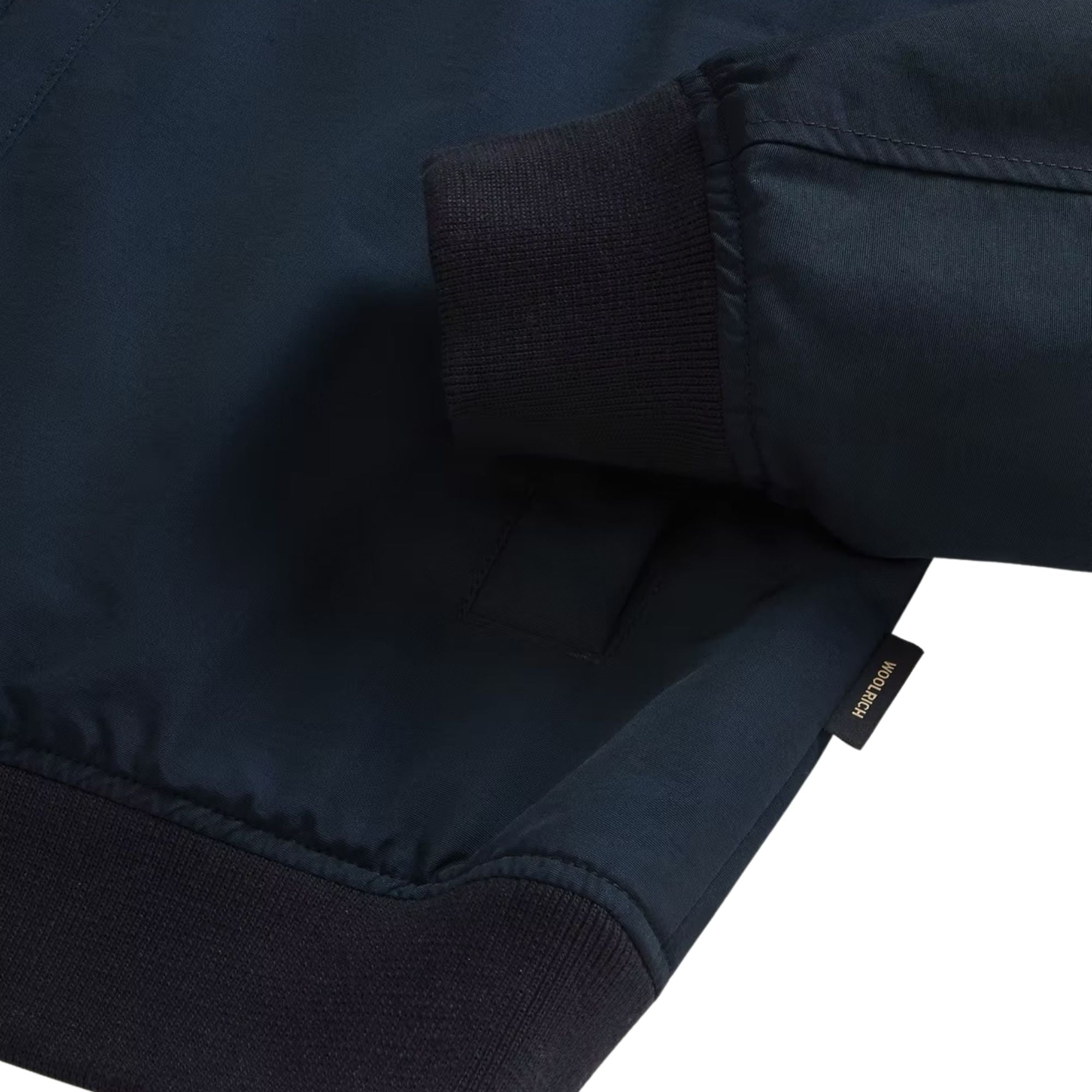 Woolrich - Navy Lewis Bomber Jacket in Light Ramar BLOUSONS WOOLRICH