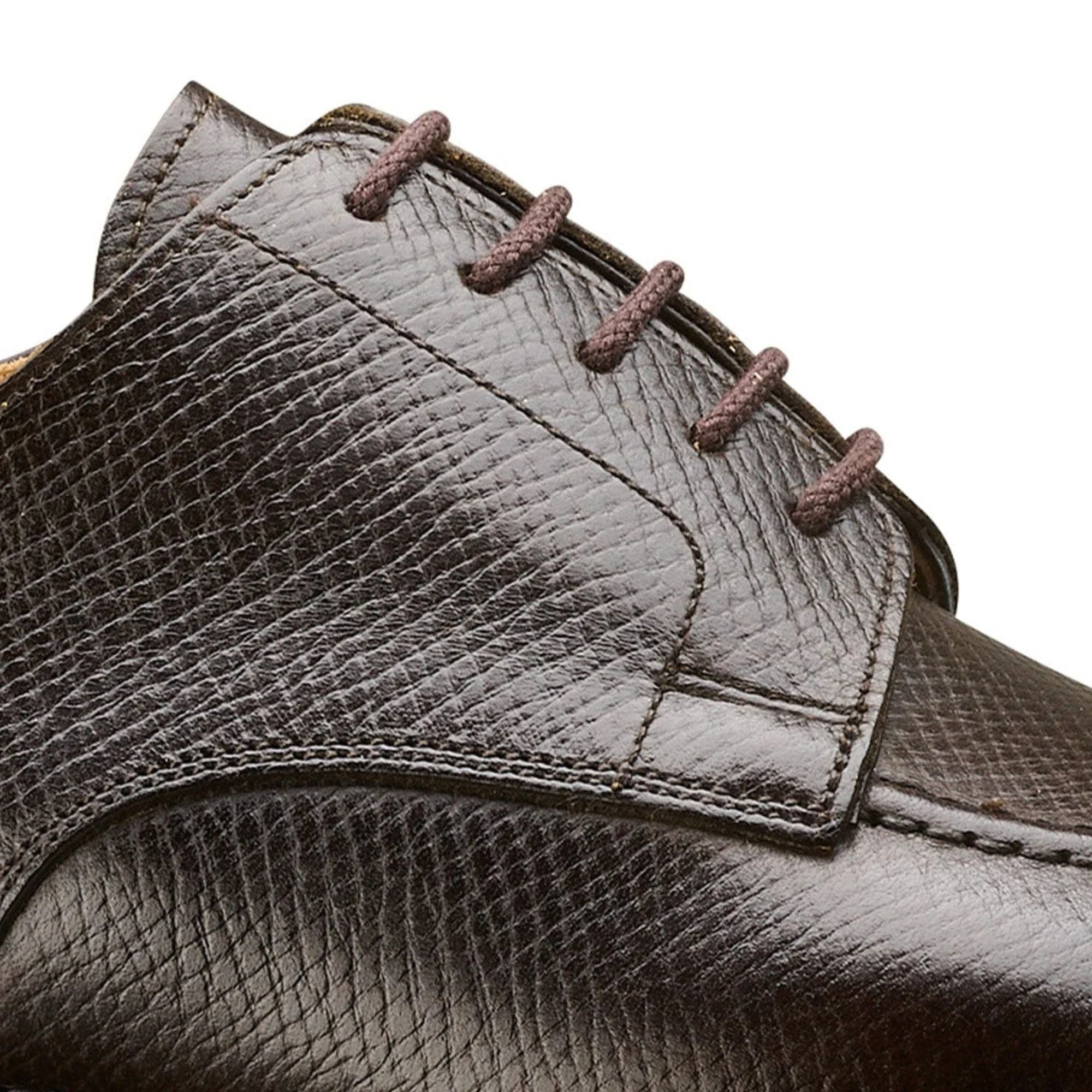 Crockett &amp; Jones - Denver Hatch Grain Dark Brown Derby SHOES Crockett &amp; Jones