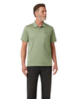 Belstaff - Lichen Green Mercerised Cotton Steel Polo S/S POLOS Belstaff