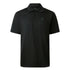 Belstaff - Black Mercerised Cotton Steel Polo S/S POLOS Belstaff