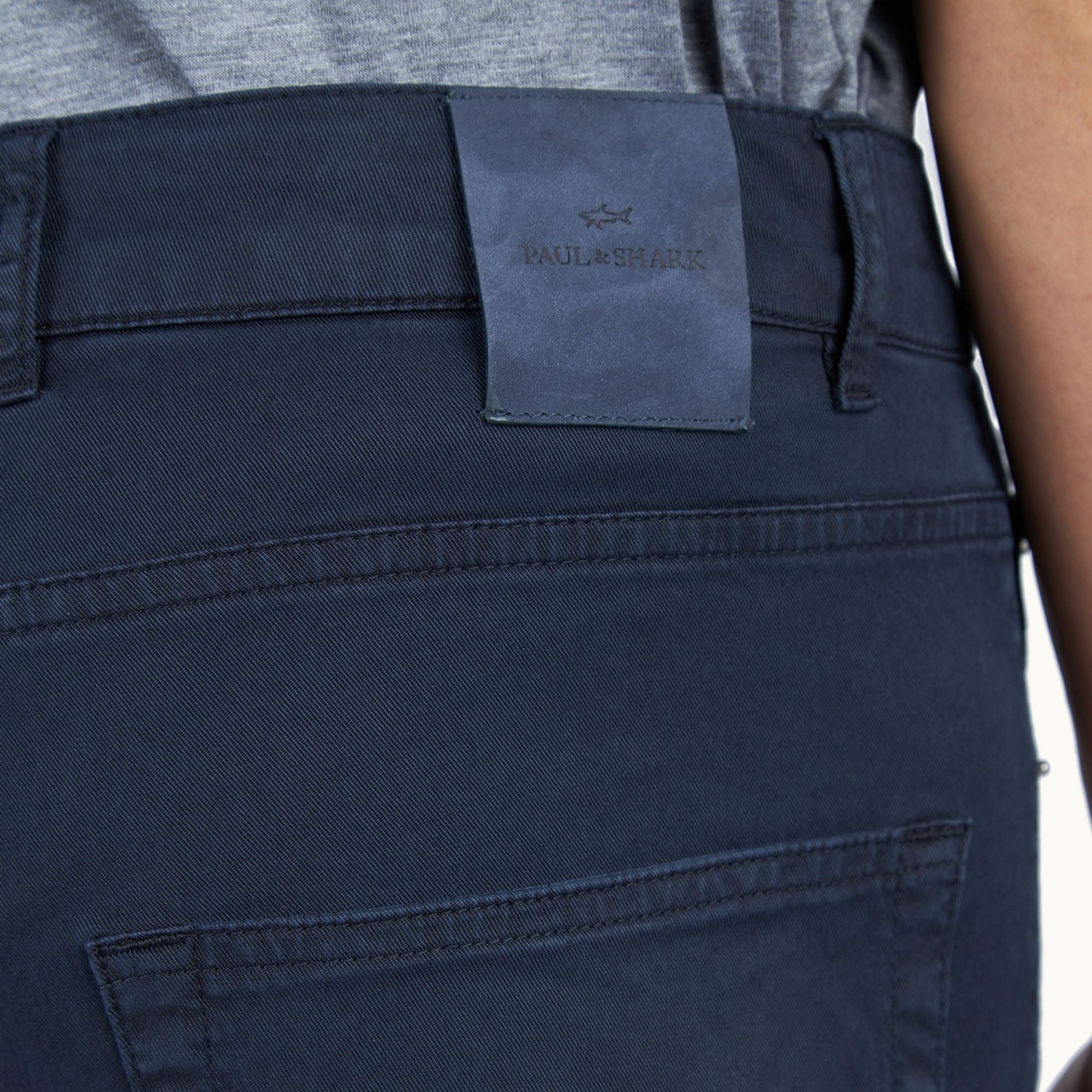 Paul & Shark - Navy 5 Pocket Cotton Trouser CASUAL TROUSERS Paul & Shark