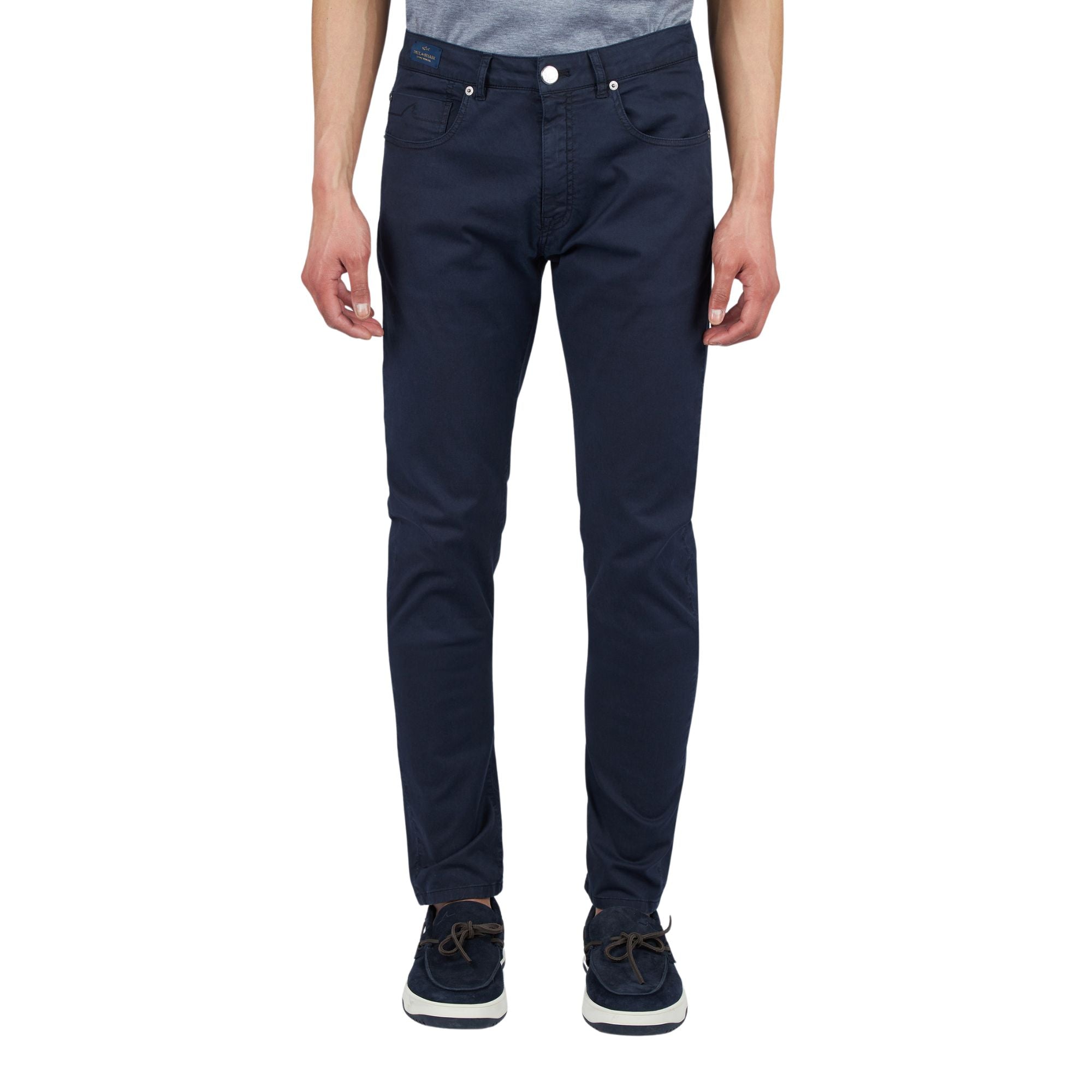 Paul & Shark - Navy 5 Pocket Cotton Trouser CASUAL TROUSERS Paul & Shark