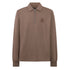Belstaff - Major Brown Curator Supima Cotton Fleece Collared Sweatshirt SWEATS Belstaff