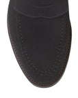 Crockett & Jones - Harvard II Navy Suede Penny Loafers City Sole SHOES Crockett & Jones