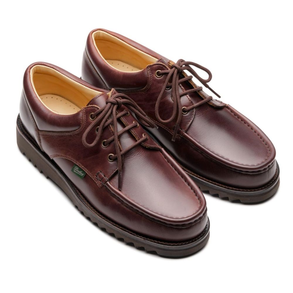 Paraboot - Thiers Leather Derby Shoes – América Brown