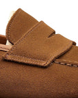 Crockett & Jones - Harvard 2 Snuff Suede  Penny Loafer City Sole