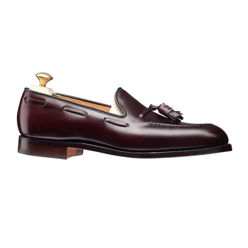 Crockett &amp; Jones - Cavendish Burgundy Shell Cordovan  Single Leather Sole