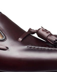 Crockett & Jones - Cavendish Burgundy Shell Cordovan  Single Leather Sole