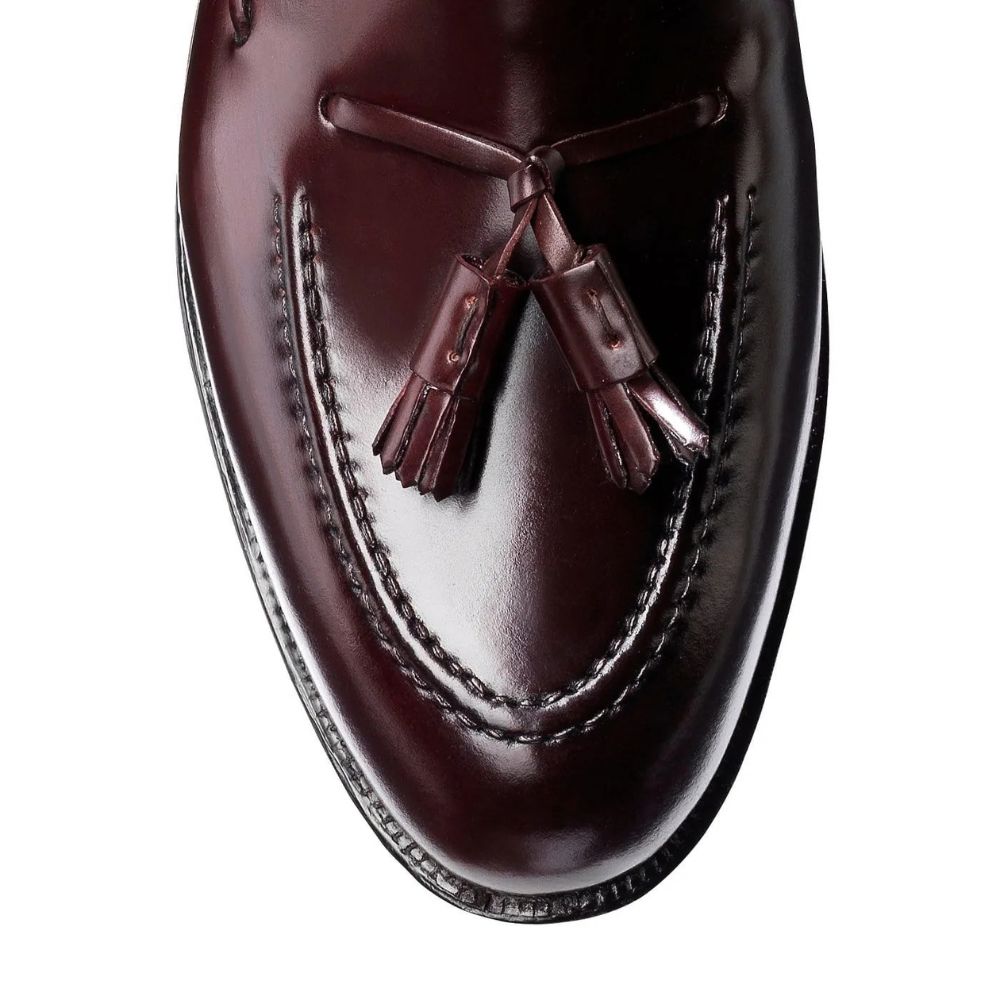 Crockett &amp; Jones - Cavendish Burgundy Shell Cordovan  Single Leather Sole