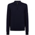 Belstaff - Dark Ink Kyle Extra-Fine Merino Wool Polo KNITWEAR Belstaff