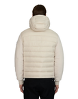 Sandbanks - Stone 'Cream' Outlander Polar Fleece Hooded Hybrid Jacket