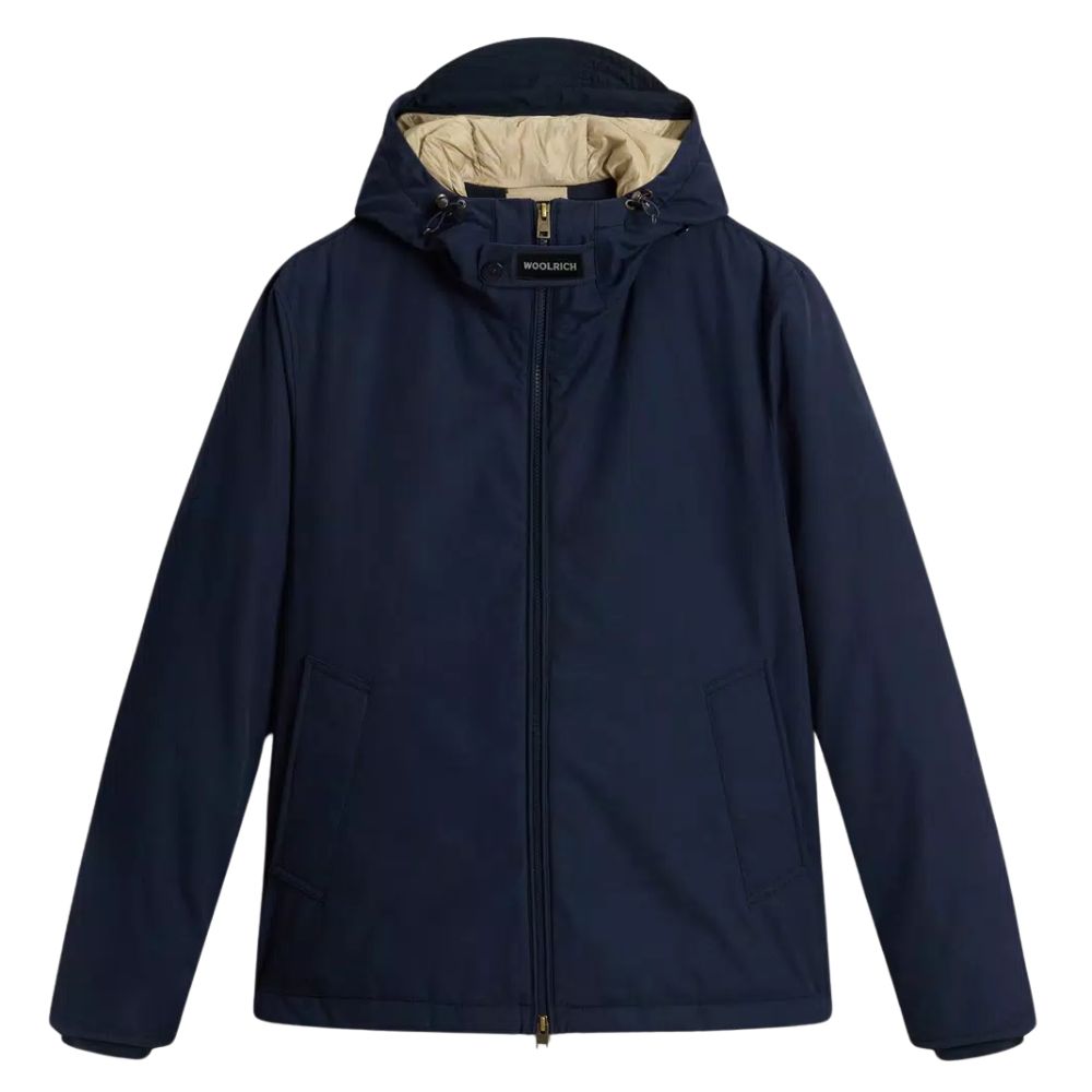 Woolrich - Pacific Jacket in Mountain Cloth Melton Blue BLOUSONS WOOLRICH