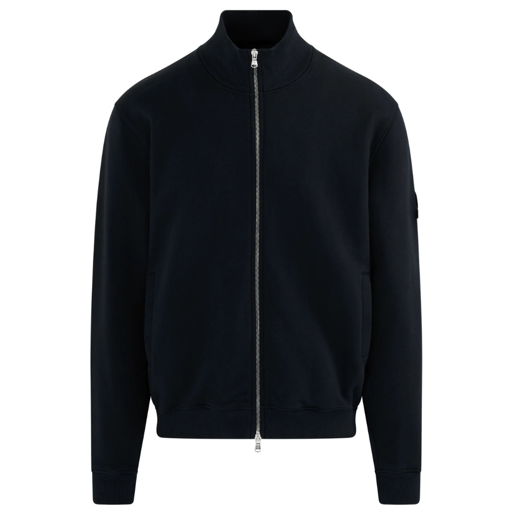 Sandbanks - Black Funnel Neck Full Zip Track Top