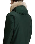 Woolrich - Arctic Parka in Ramar Cloth with Detachable Fur Trim