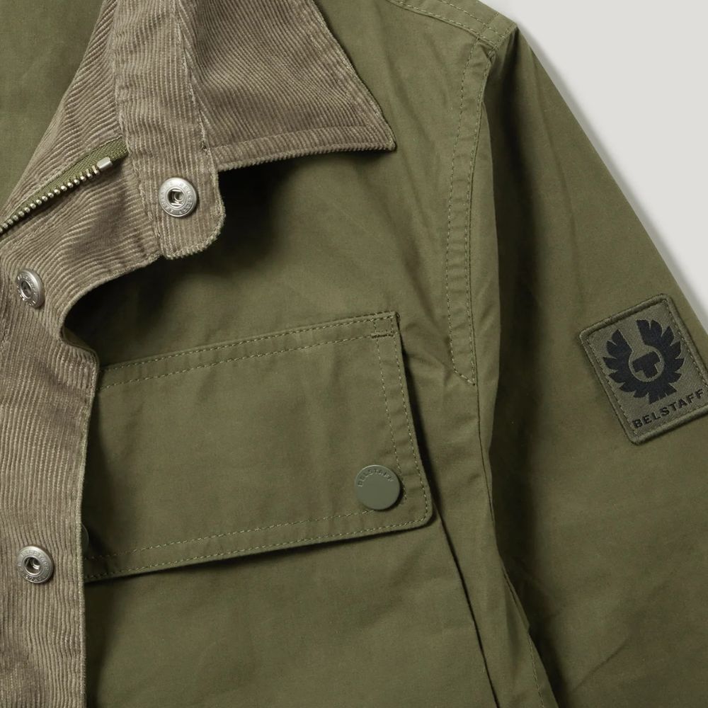 Belstaff - True Olive Green Ground Wax Jacket BLOUSONS Belstaff