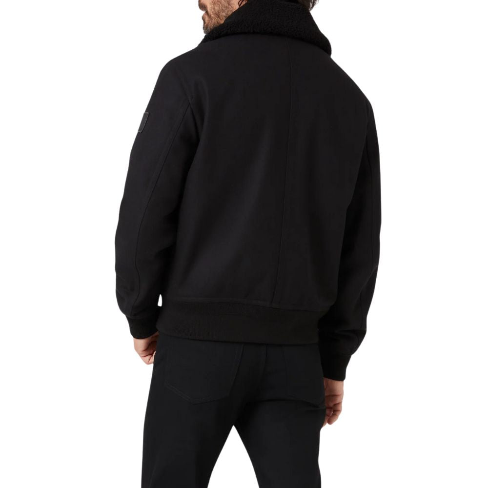 Belstaff - The Welder Wool Bomber Jacket - Black BLOUSONS Belstaff