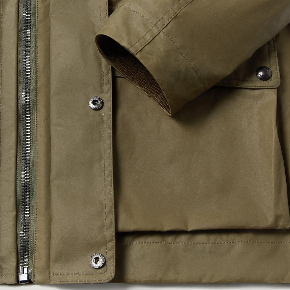 Belstaff - Dark Fatigue Green Wax Incline Jacket BLOUSONS Belstaff