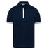 Sandbanks - Badge Logo Polo Shirt Navy S/S POLOS Sandbanks