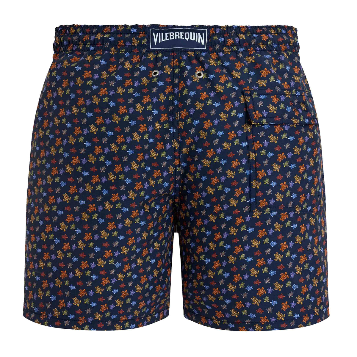 Vilebrequin - Navy 'Moorea' Micro Ronde Des Tortues Swim Shorts SWIMWEAR Vilebrequin