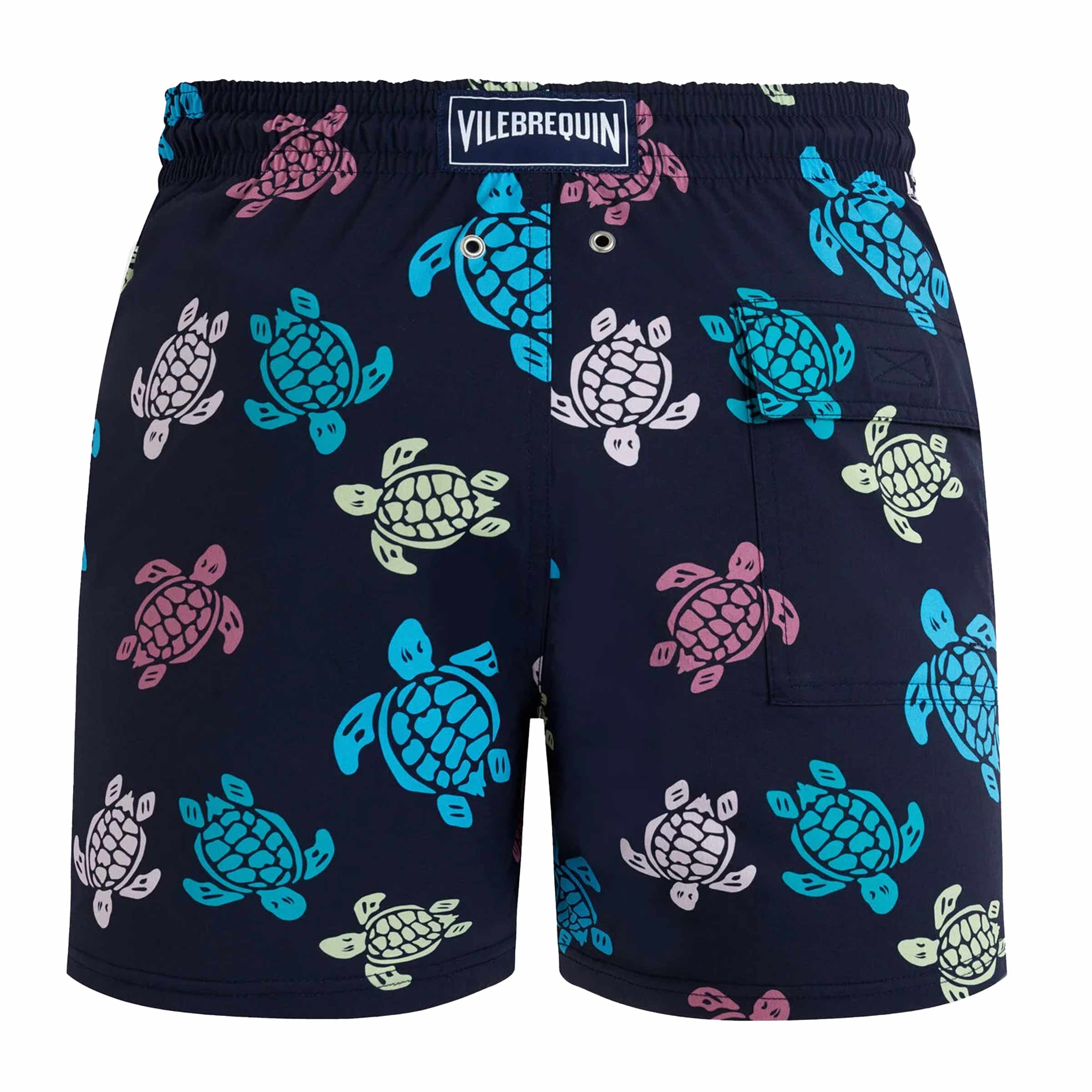 Vilebrequin - Navy Multicolour 'Moorise' Ronde des Tortues Swim Shorts SWIMWEAR Vilebrequin