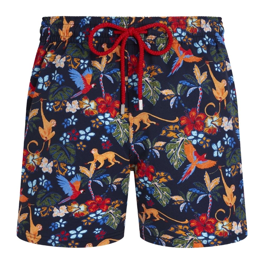 Vilebrequin - Tropical Floral Salvador 'Moorise' Stretch Short Swim Shorts