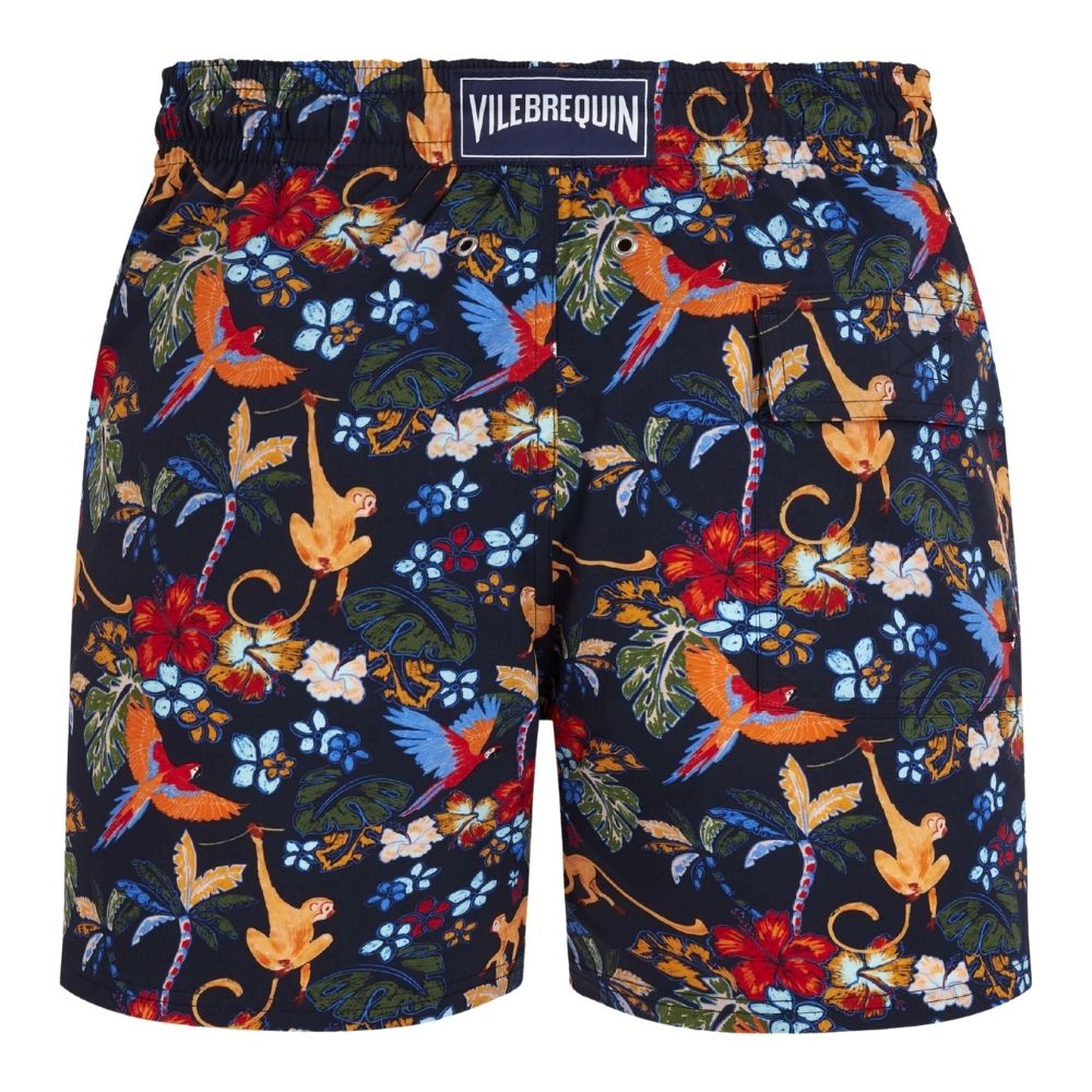 Vilebrequin - Tropical Floral Salvador 'Moorise' Stretch Short Swim Shorts