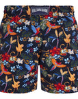 Vilebrequin - Tropical Floral Salvador 'Moorise' Stretch Short Swim Shorts