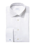 Eton - White Classic Fit Double Cuff Shirt