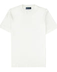 White Italian Cotton Contemporary Fit T-Shirt TEE SHIRTS Robert Old
