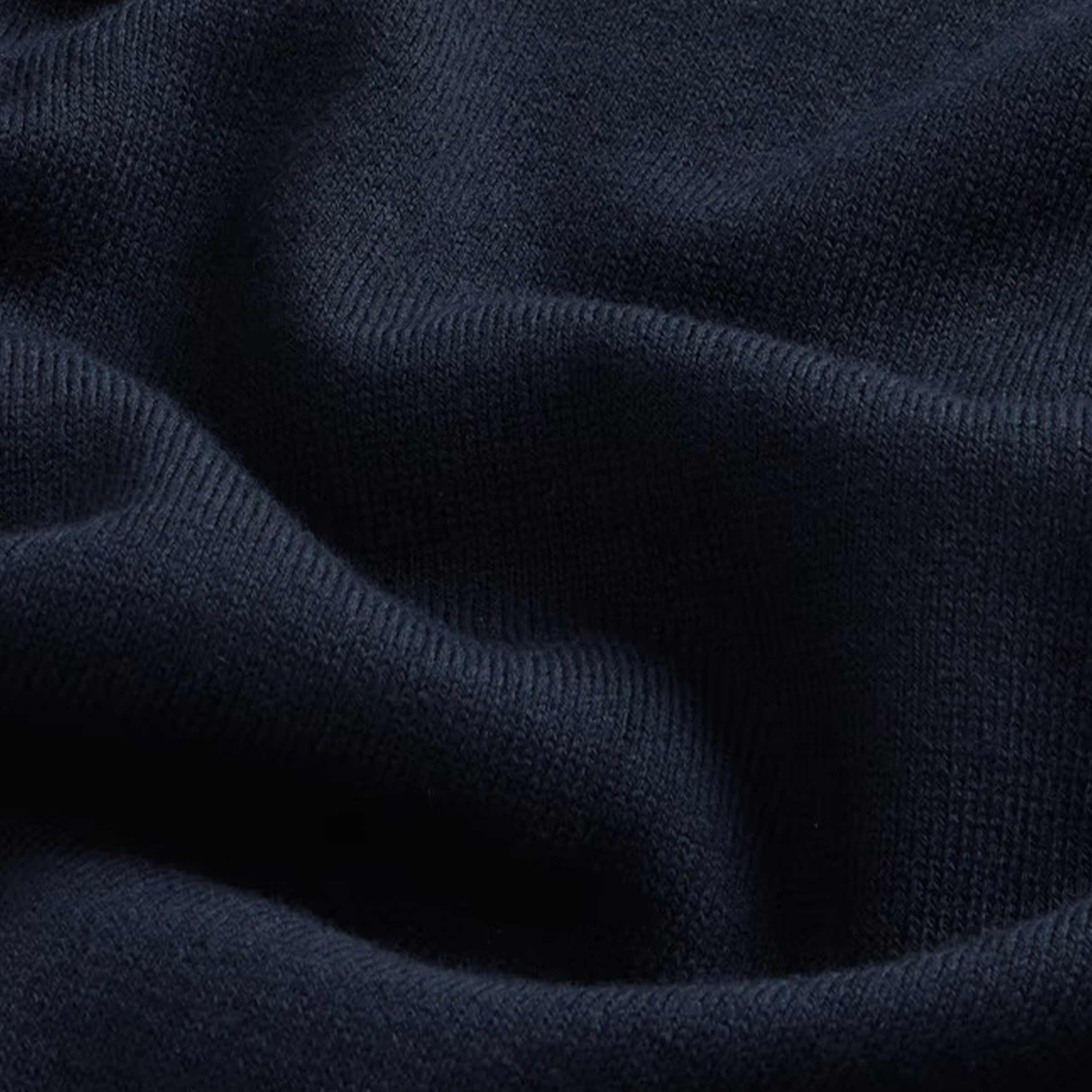 Woolrich - Navy Pure Cotton Knitted T-Shirt TEE SHIRTS WOOLRICH