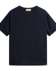 Woolrich - Navy Pure Cotton Knitted T-Shirt TEE SHIRTS WOOLRICH