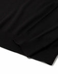 Belstaff - Black Colden Merino Wool Knitted Polo Shirt KNITWEAR Belstaff
