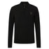 Belstaff - Black Colden Merino Wool Knitted Polo Shirt KNITWEAR Belstaff