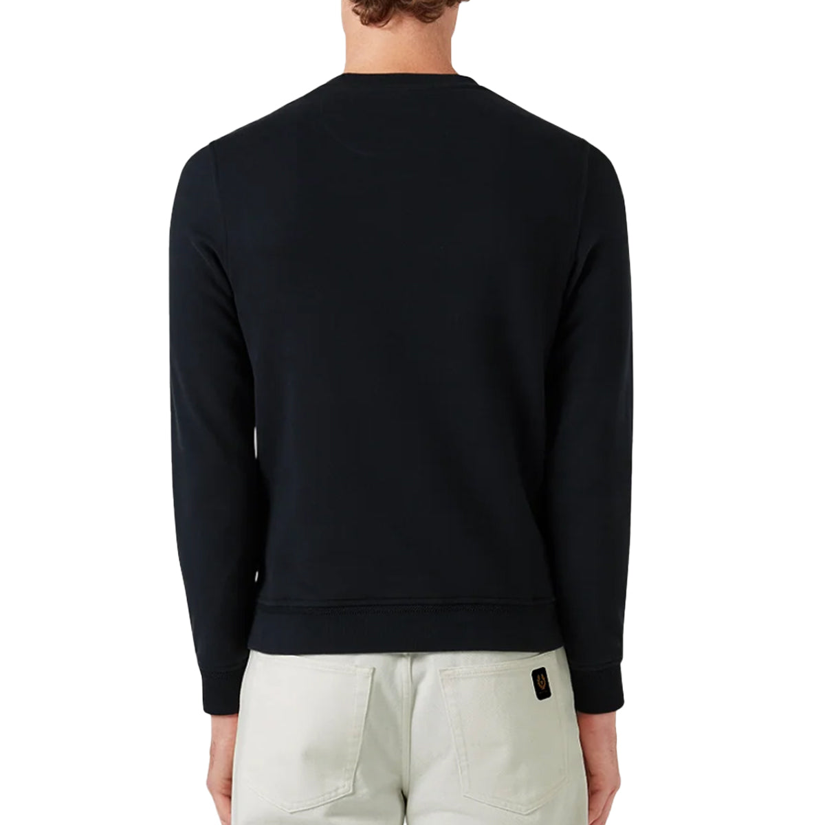 Belstaff - Dark Ink Cotton Fleece Sweatshirt SWEATS Belstaff