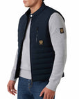 Belstaff - Dark Ink Navy Chassis Lightweight Down Gilet BLOUSONS Belstaff