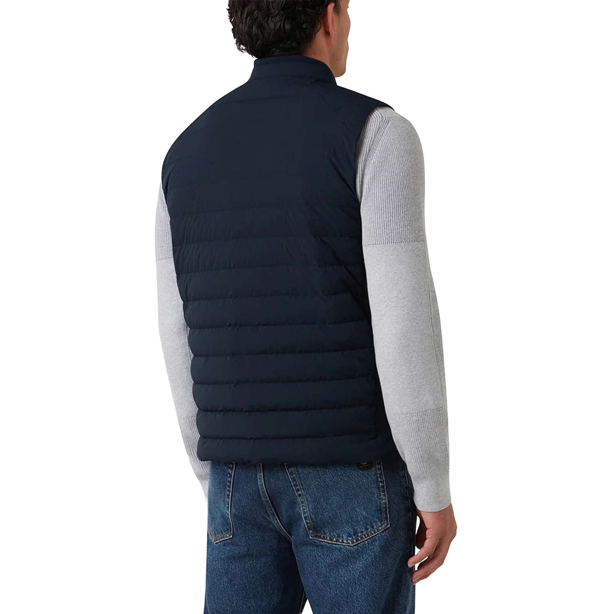 Belstaff - Dark Ink Navy Chassis Lightweight Down Gilet BLOUSONS Belstaff