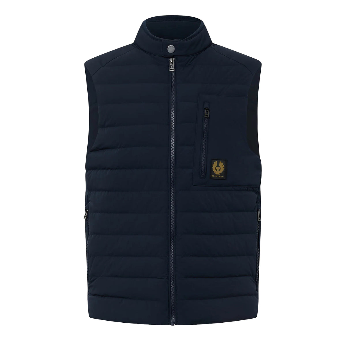 Belstaff - Dark Ink Navy Chassis Lightweight Down Gilet BLOUSONS Belstaff