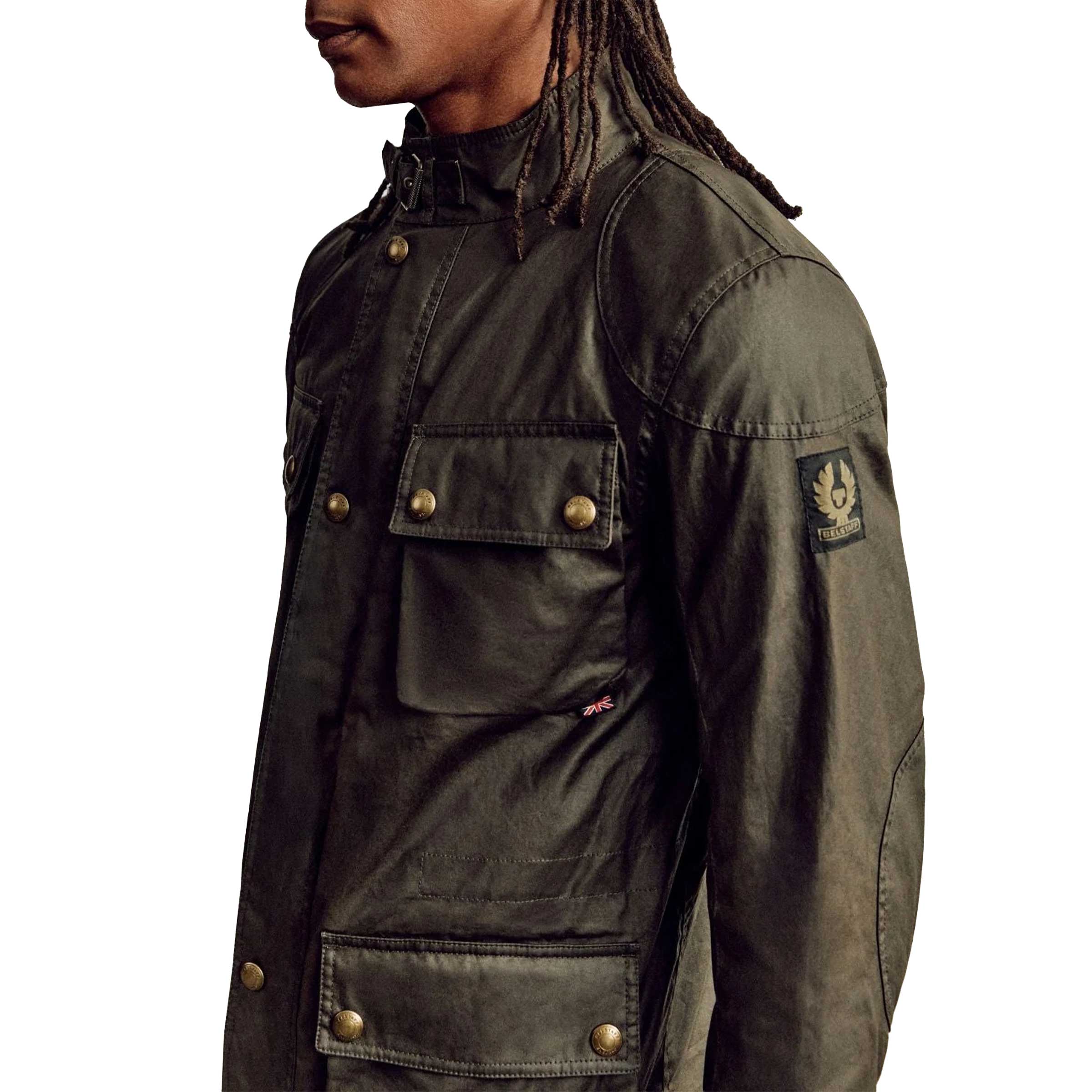 Belstaff - Dark Olive Fieldmaster Icon Waxed Cotton Jacket