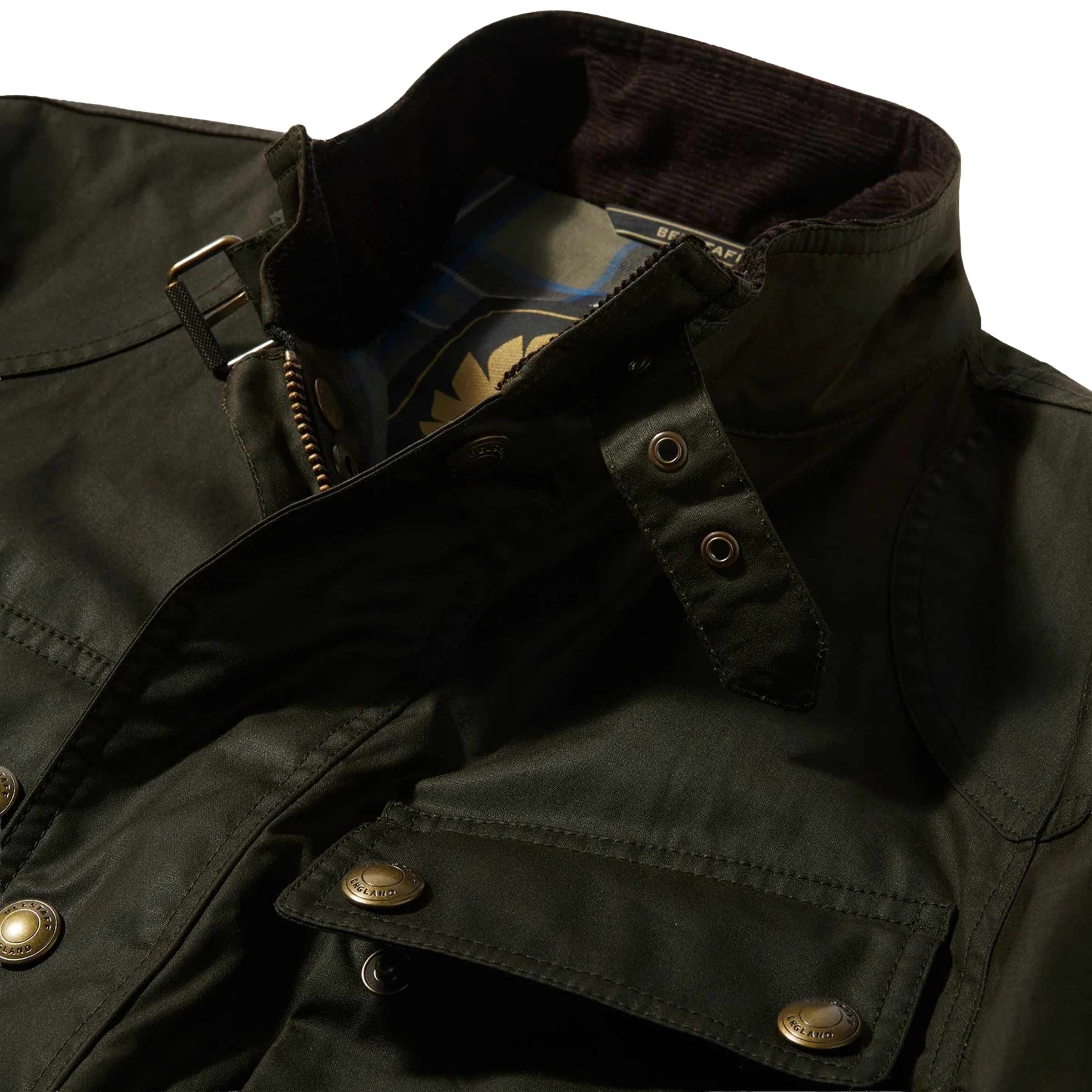 Belstaff - Dark Olive Fieldmaster Icon Waxed Cotton Jacket