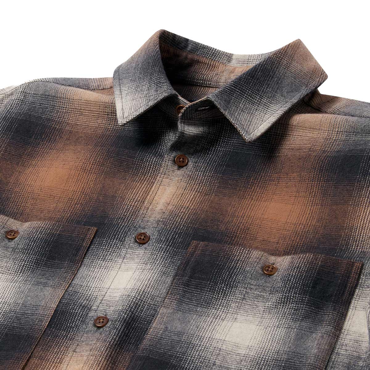 Belstaff - Maple Brown Outpost Brushed Cotton Shirt L/S SHIRTS Belstaff
