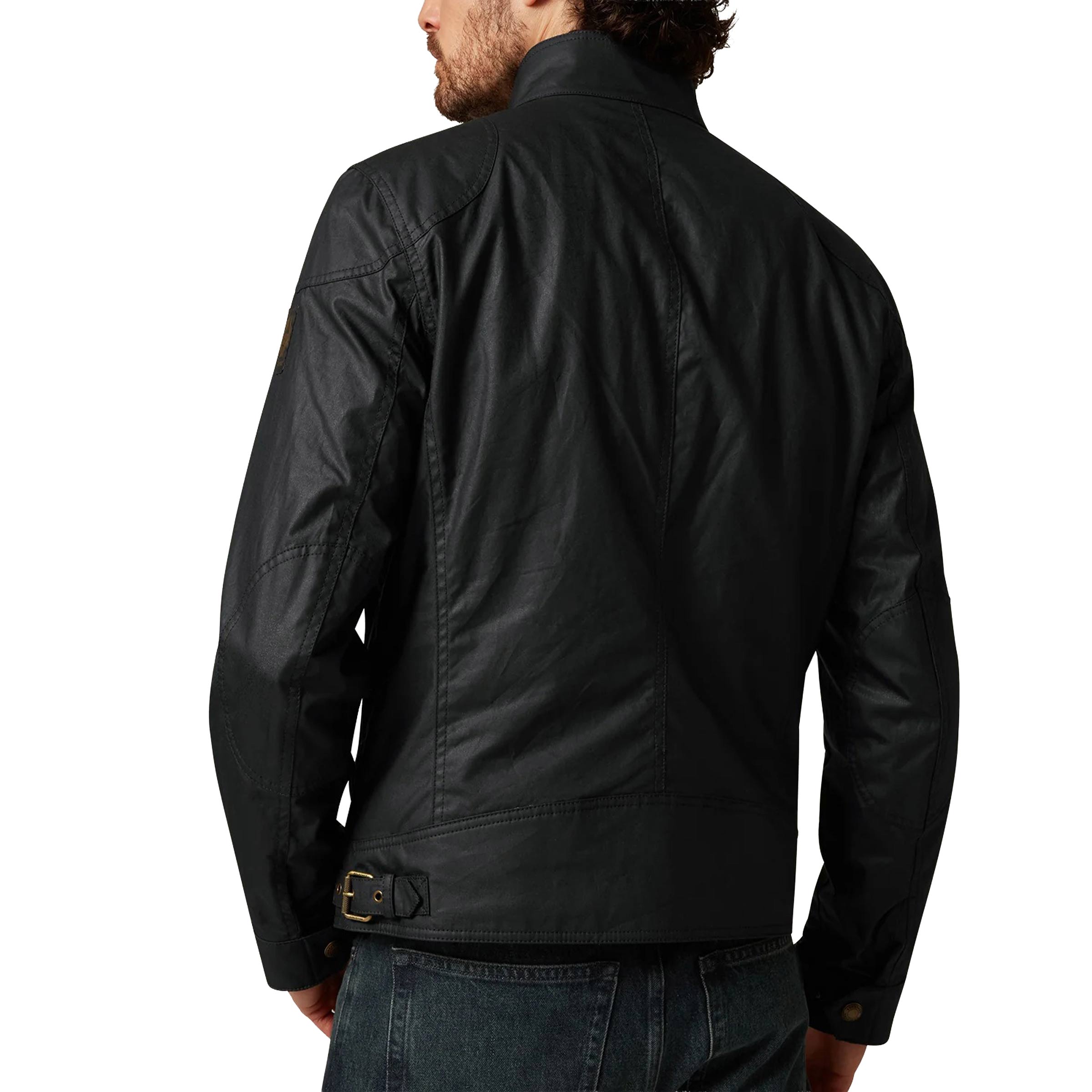 Belstaff - Dark Navy Racemaster Icon Waxed Cotton Jacket BLOUSONS Belstaff