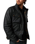 Belstaff - Dark Navy Racemaster Icon Waxed Cotton Jacket BLOUSONS Belstaff