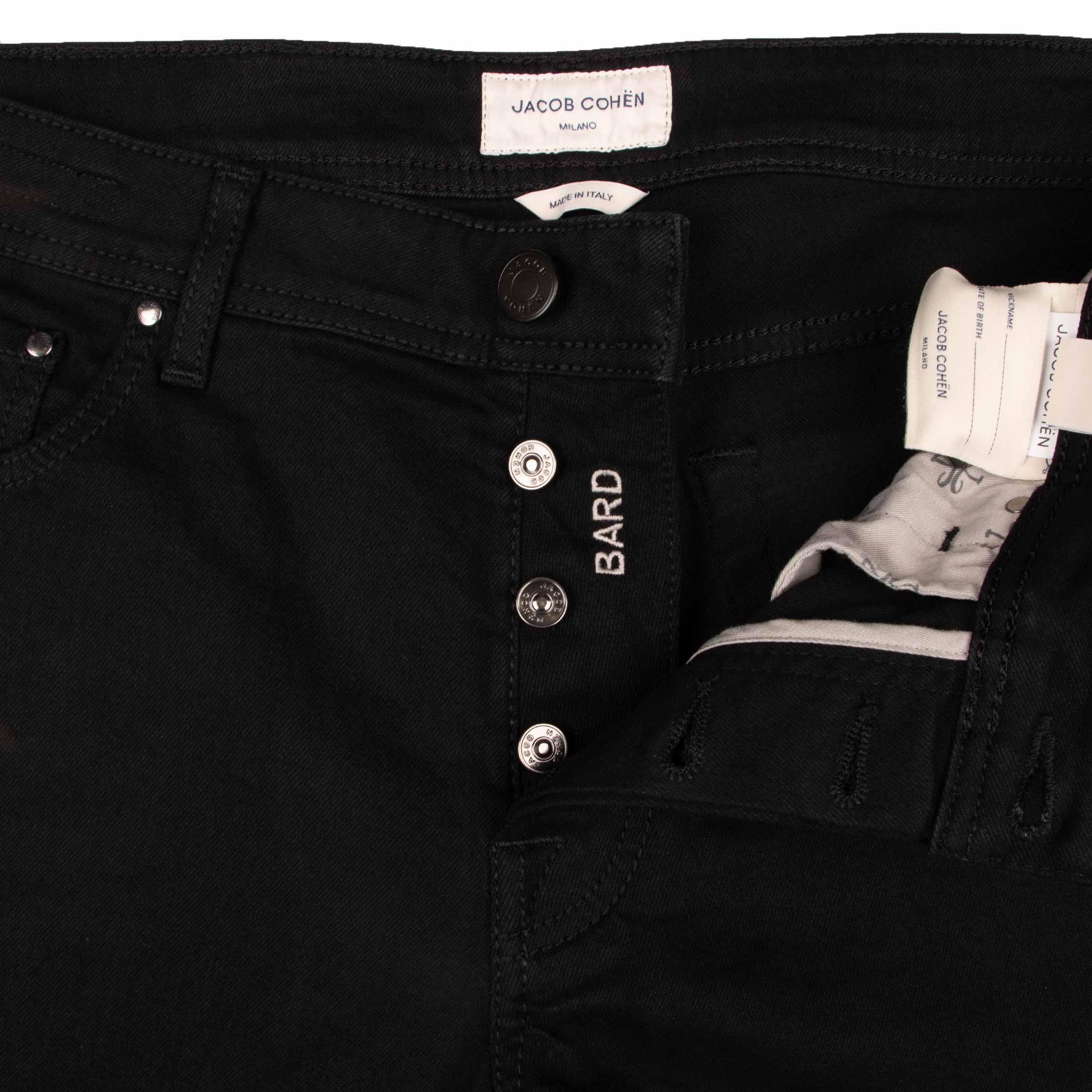 Jacob Cohen - Dark Black 'Bard' Slim Fit Jeans JEANS Jacob Cohen