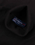Black Wool Italian Polo Neck Sweater