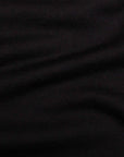 Black Wool Italian Sleeveless V-Neck Sweater